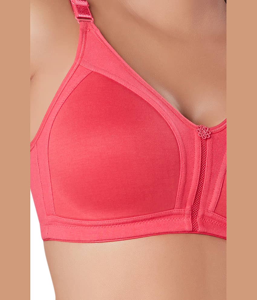 Sonari Cotton Non Padded Women's Minimizer Bra ( Grey Melange ) noodlegrey view 2