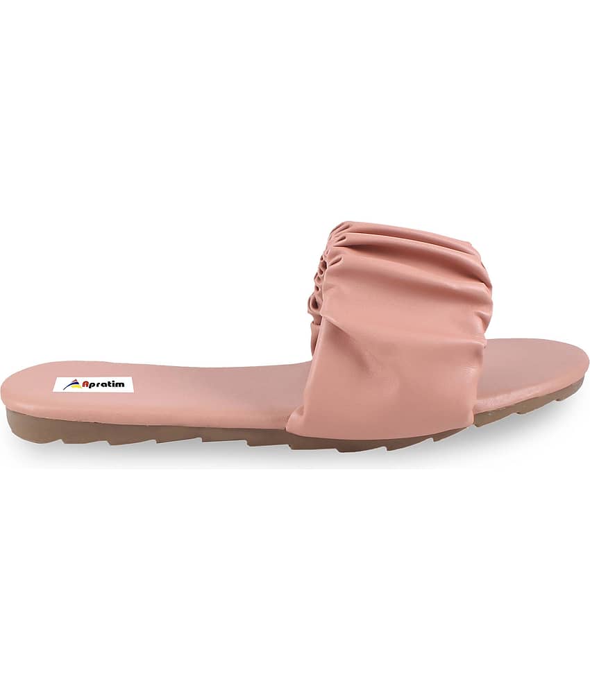 Apratim PeachPuff Flats view 2