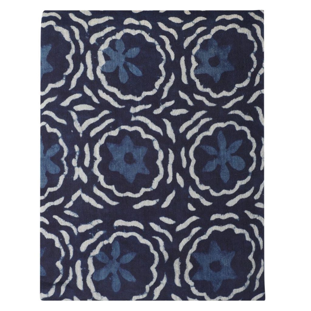 HANDLOOM CHANDERI 03 PCS DABU PRINTED SUIT (SKU - 1RDS01270221 Suit 87) view 2
