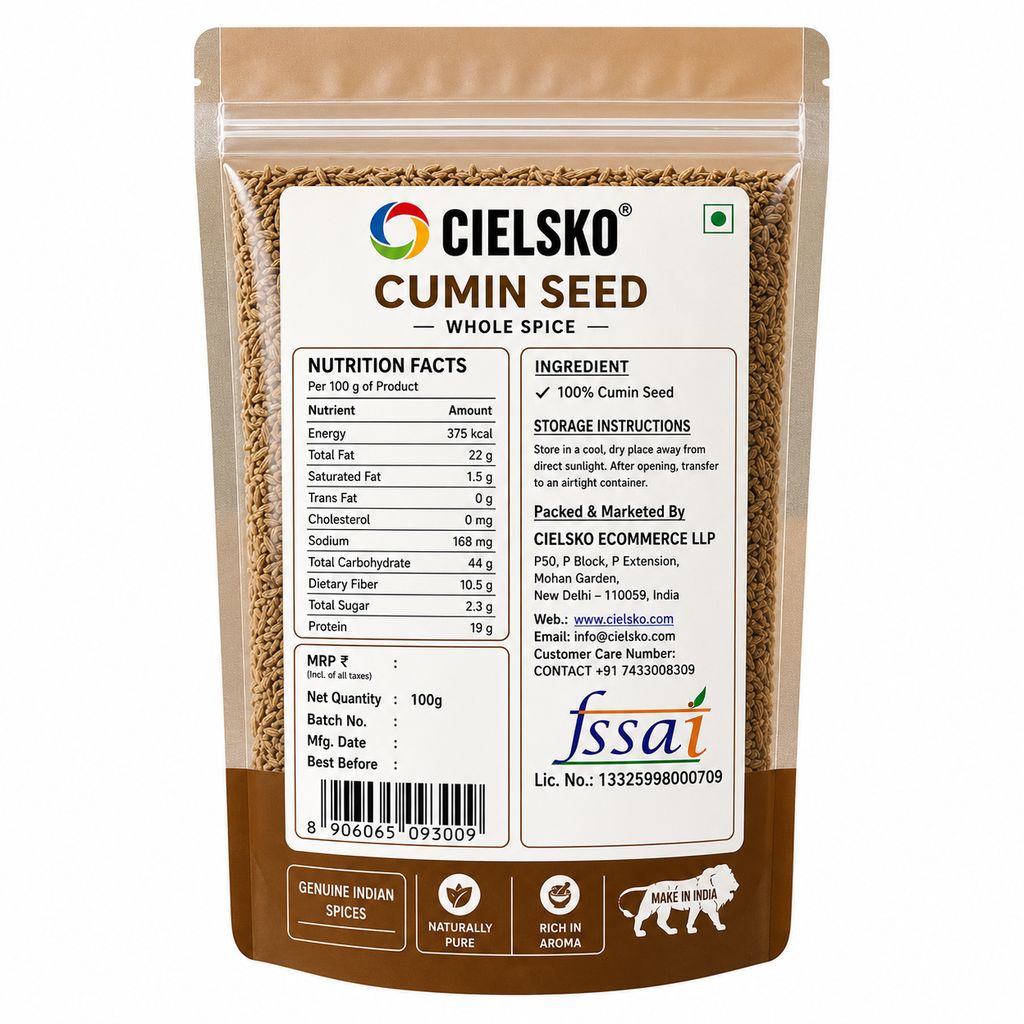 CIELSKO Jeera (Cumin Seeds ) Whole Spice-100g view 2