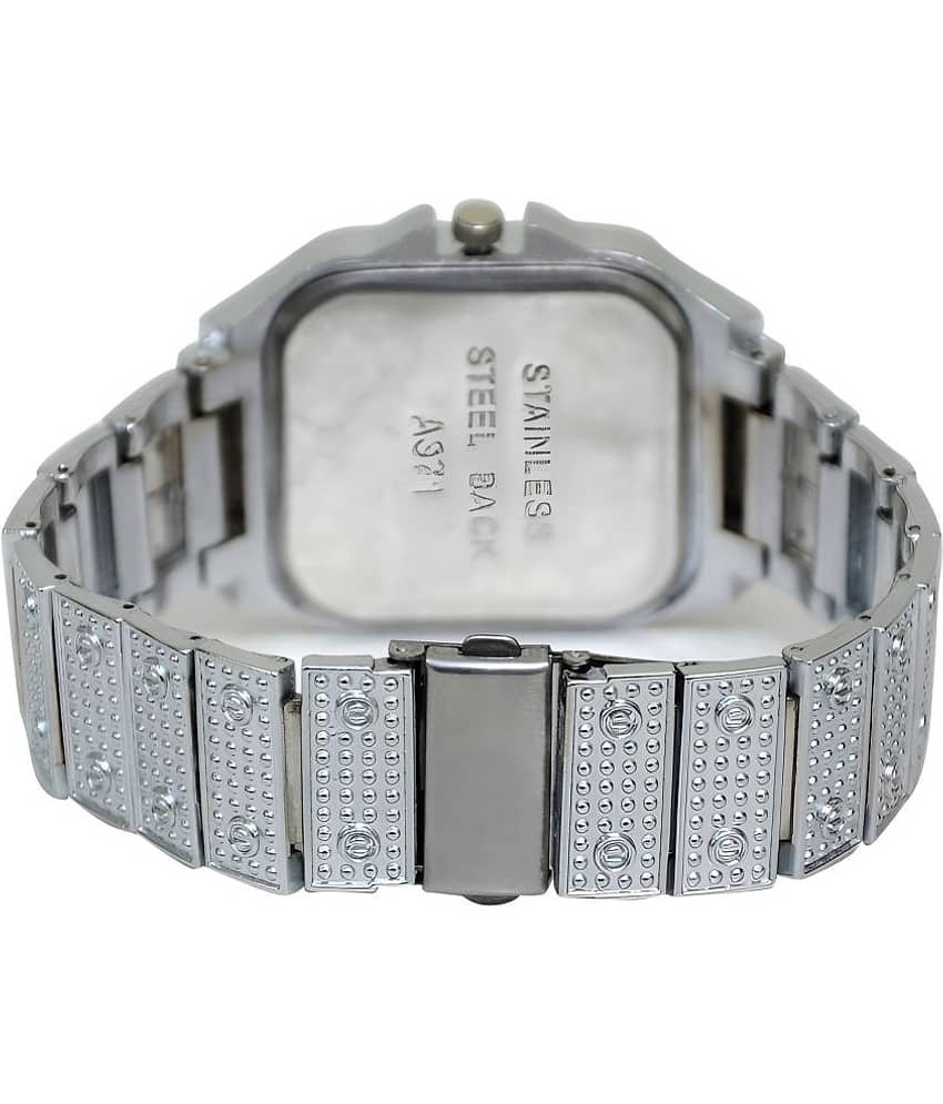 Viser Silver Metal Analog Men's Watch view 2