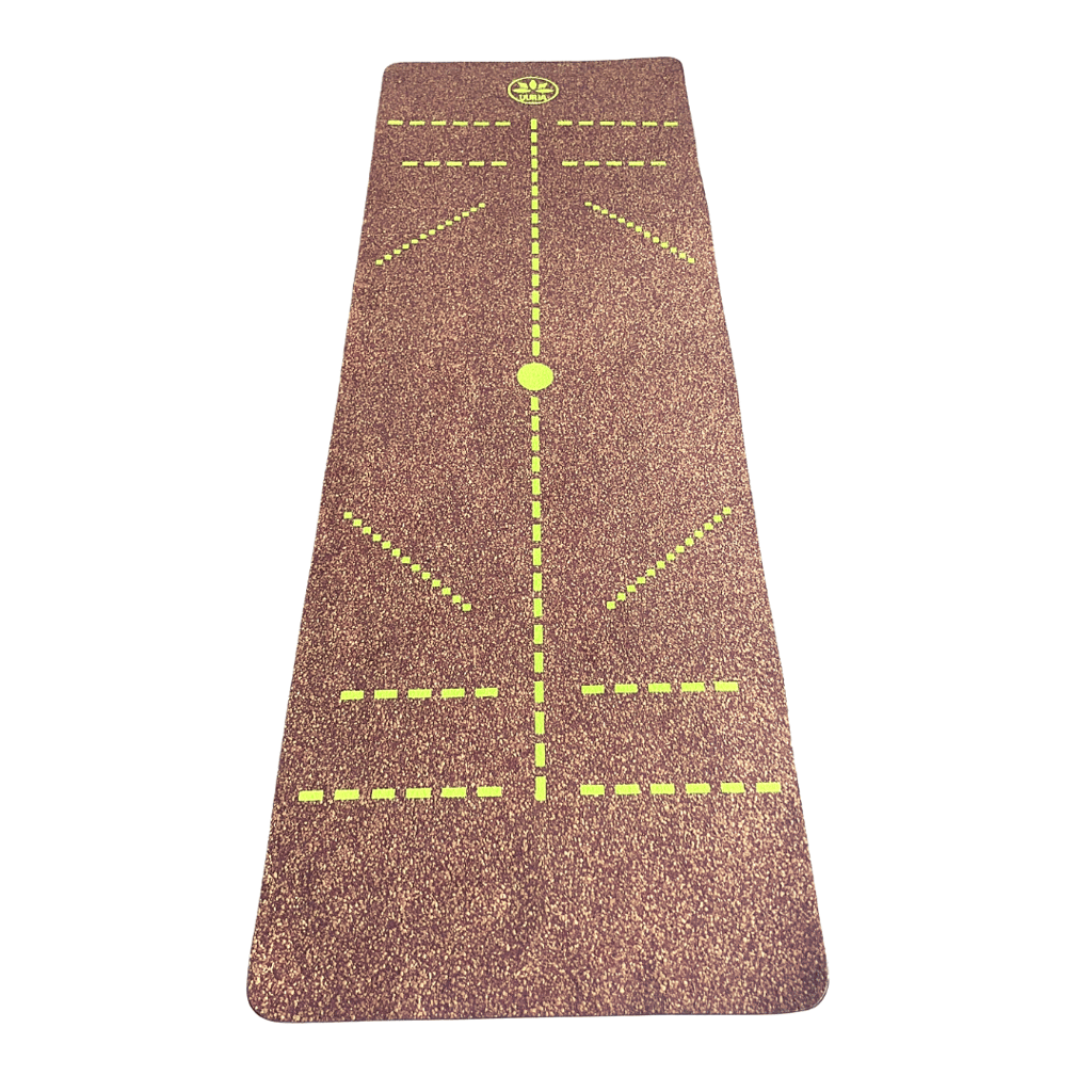 UURJA Yoga Mat: Improve Posture & Balance with Comfort & Stability – Textured Cork & Anti-slip Base view 2