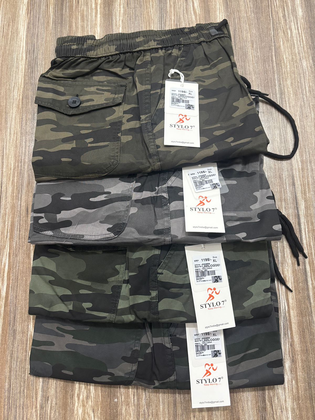 Stylo7 Army Print Jogger (Size - XL) view 2
