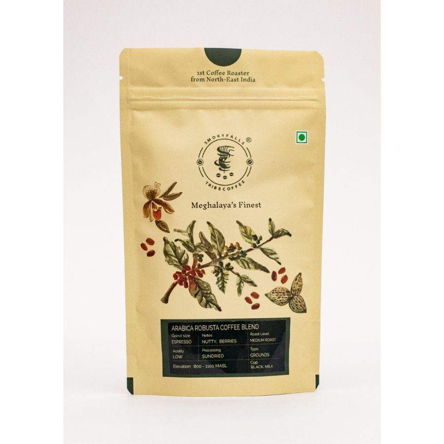 MEDIUM ROASTED COFFEE GROUNDS - 100 gm - 100 gm