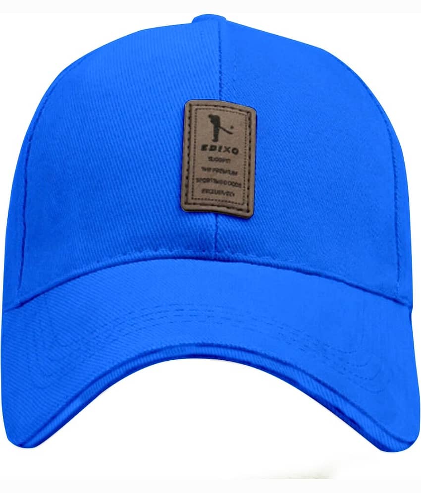 Bolax Pack of 1 Cotton Men's Cap ( Blue ) view 2