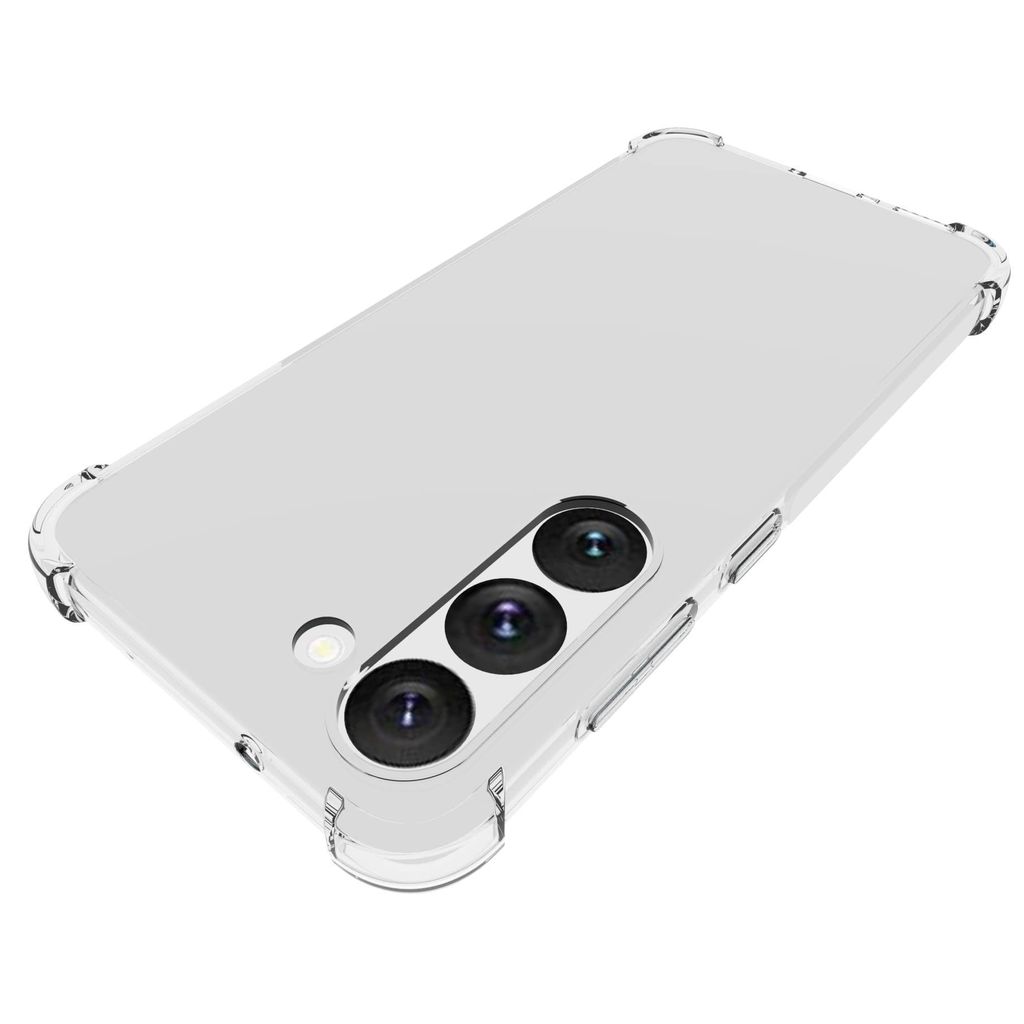 USTIYA Case for Samsung Galaxy S23 Clear TPU Four Corners Protective Cover Transparent Soft funda view 2