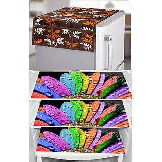 REVEXO Refrigerator Cover (Width: 20 cm, Multicolor) view 2