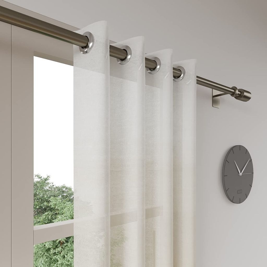 DDECOR - 100% PolyesterOmbre PatternLarge Door 9 Ft|130 CM X 270 CM| - Beige view 2