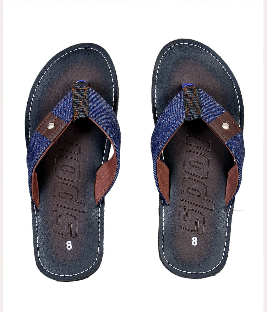 Crazy Bunny - Brown Men's Thong Flip Flop