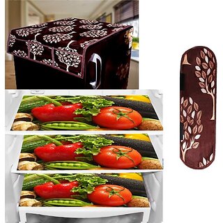 REVEXO Refrigerator Cover (Width: 98 cm, Multicolor) view 2