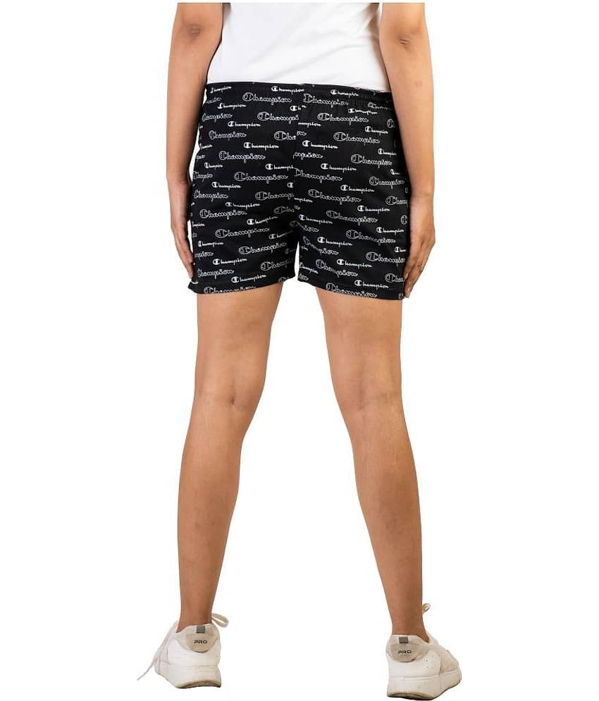 powermerc Cotton Hot Pants - Black Single view 2