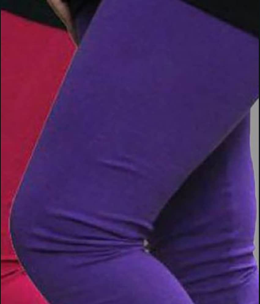 FnMe - Multicolor Lycra Women's Leggings ( Pack of 6 ) view 2