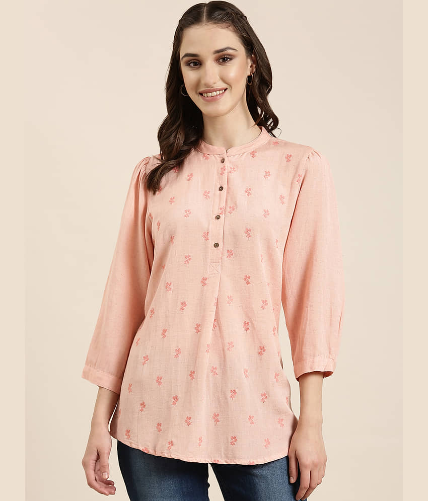 Cotton Blend Short Kurti For Women (Pack of 1) view 2