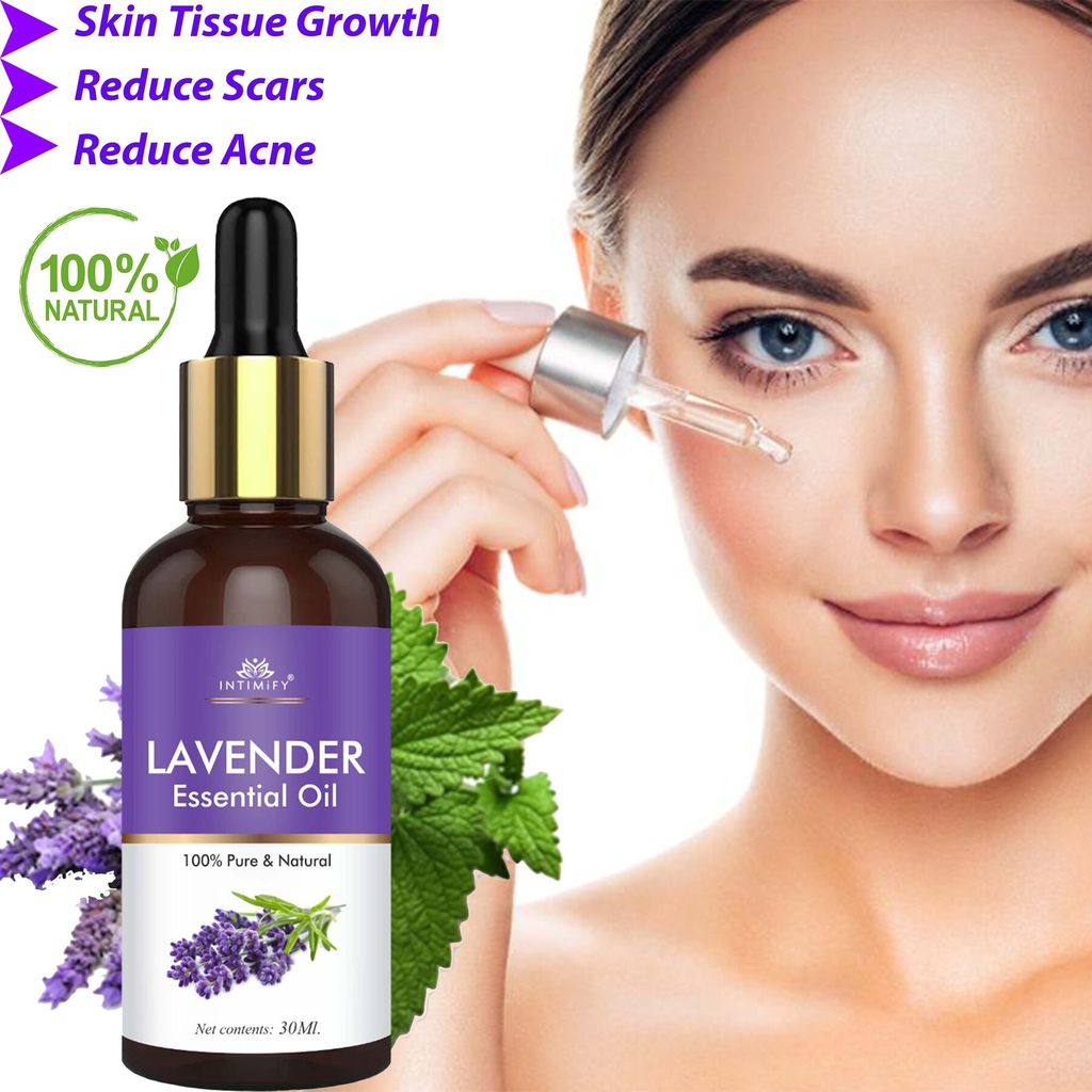 Intimify Lavender essential oil, Reduce Scars and Marks, Get Smooth and Clear Skin, Reduce Acne and Dark Spots view 2