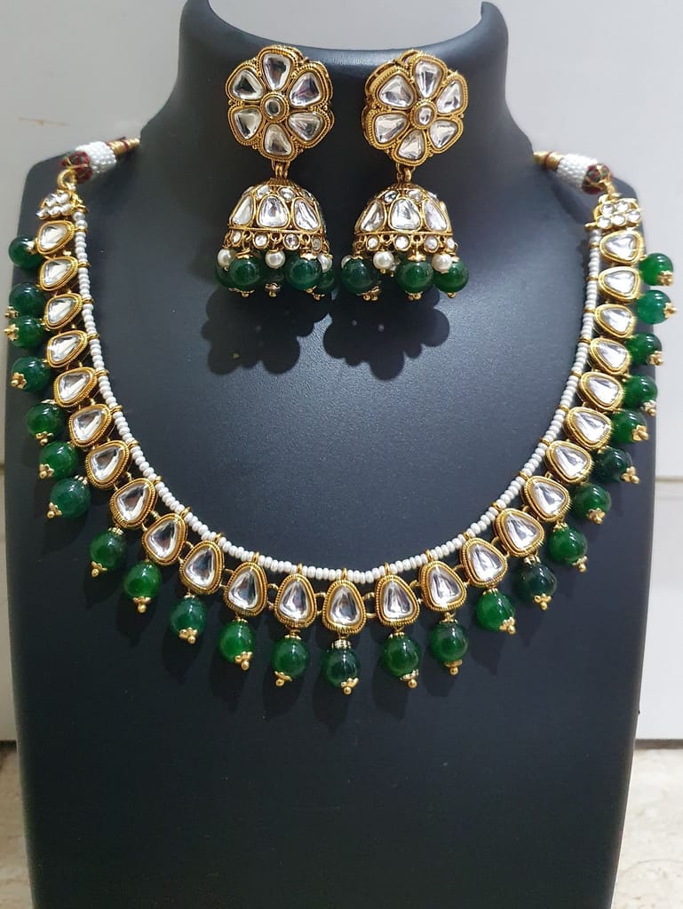 Kundan Gold plated Beautiful Partywear Necklace view 2
