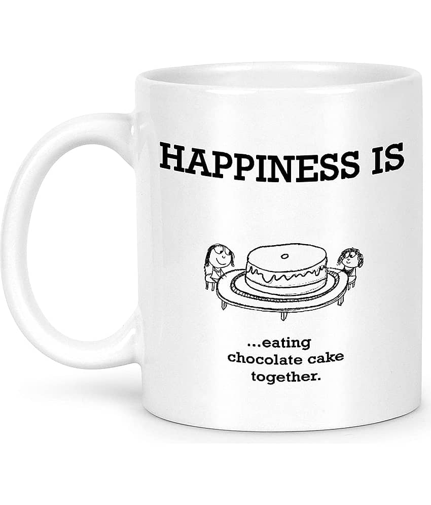 Idream Quote Printed Ceramic Coffee Mug 1 Pcs 330 mL view 2