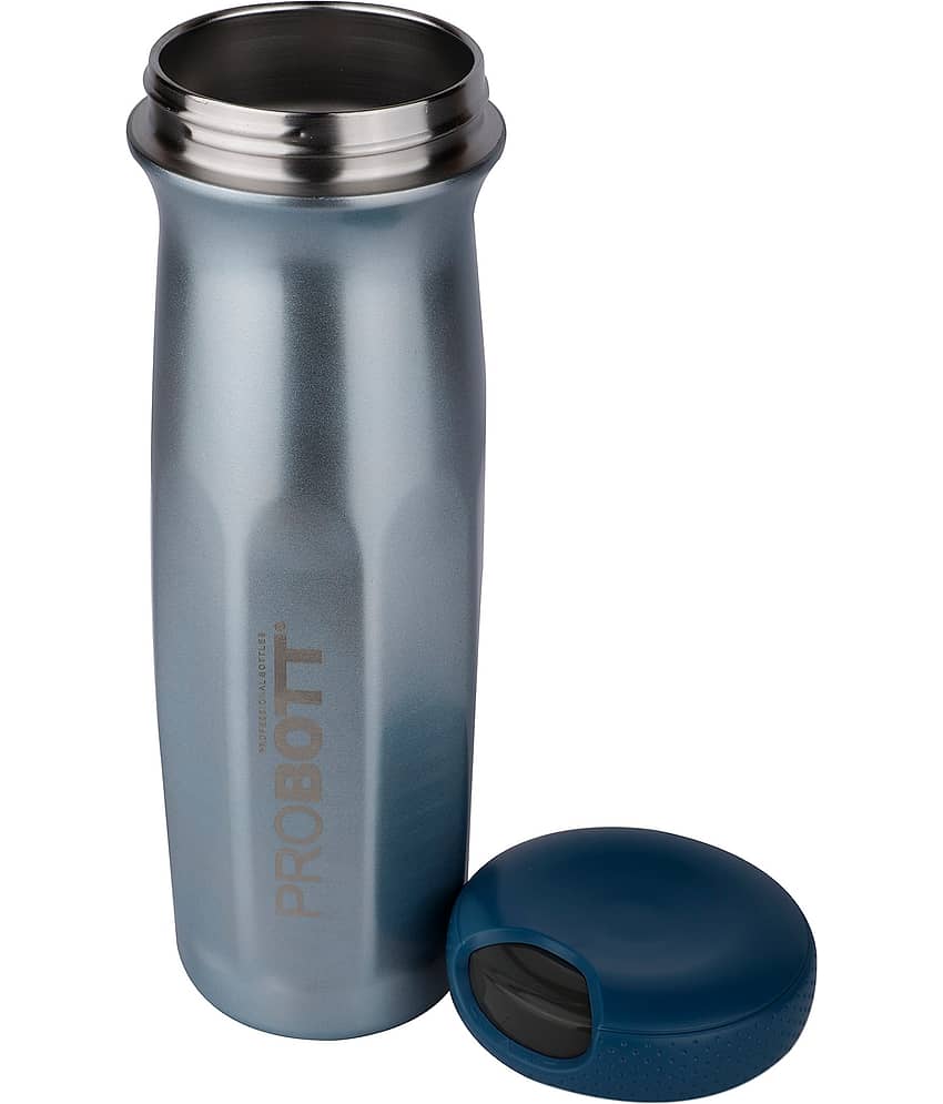 Probott Swipe 600ml Blue Stainless Steel Water Bottle 600 mL ( Set of 1 ) view 2