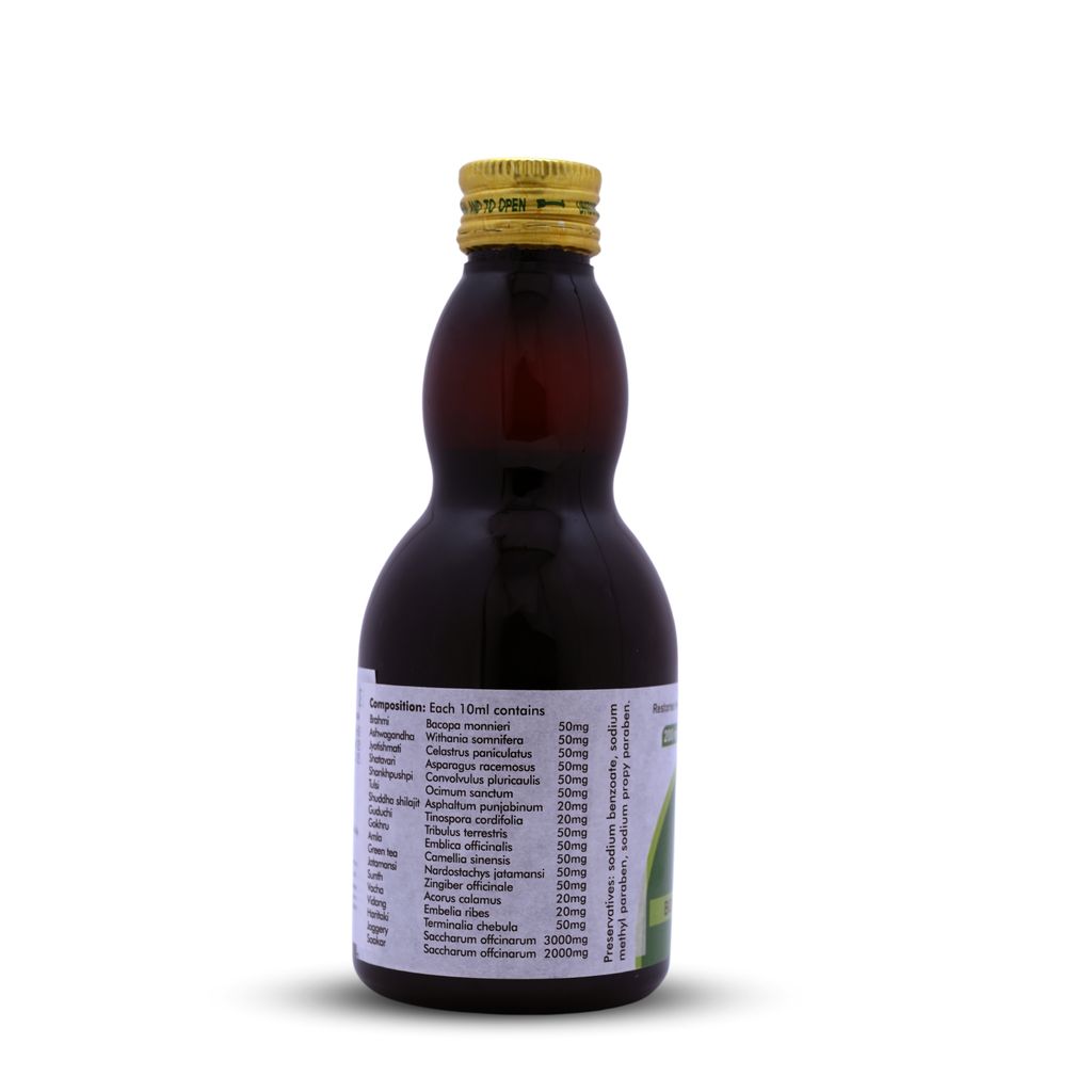 Tarushi Formulations Brainom Active Syrup for Mental Wellness - 200ml view 2