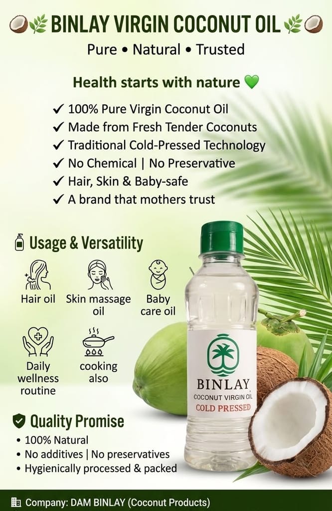 Cold Pressed Virgin Coconut Oil – 100ml view 2