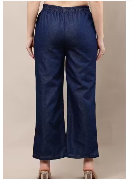 Women's Denim Plazo view 2
