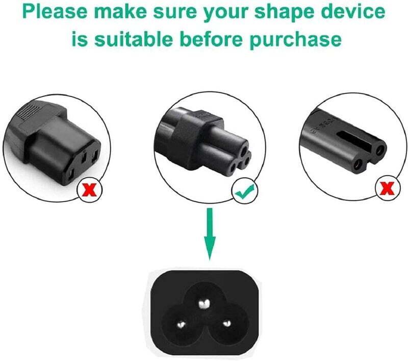 Champion 3-Pin AC Power Cable Cord for Laptops and Notebooks, Universal Replacement Charger/Adapter Cord-1.2mtr view 2