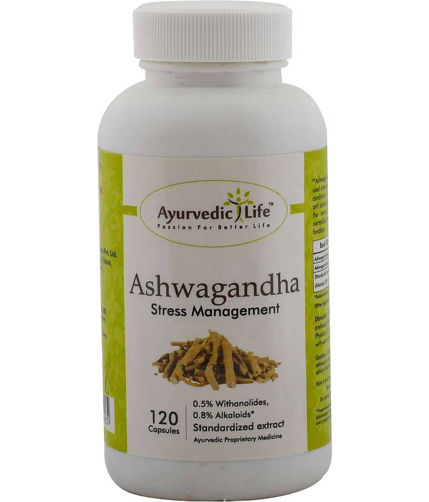 Ayurvedic Life Ashwagandha Capsule 120 no.s Pack of 2 view 2