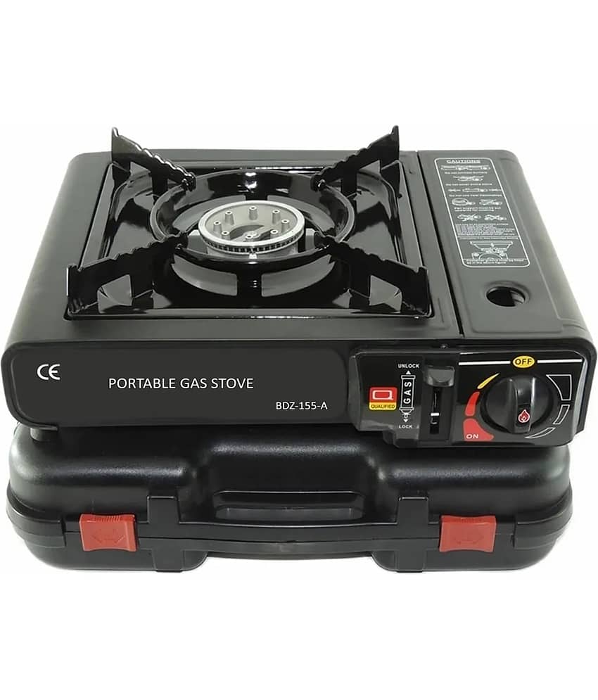 Portable Camping Stove With CarryIng Case | 2 IN Portable Camping Stove | Gas Powerd Single Burn Stove For Outdoor, Camping, Hiking, Trekking view 2