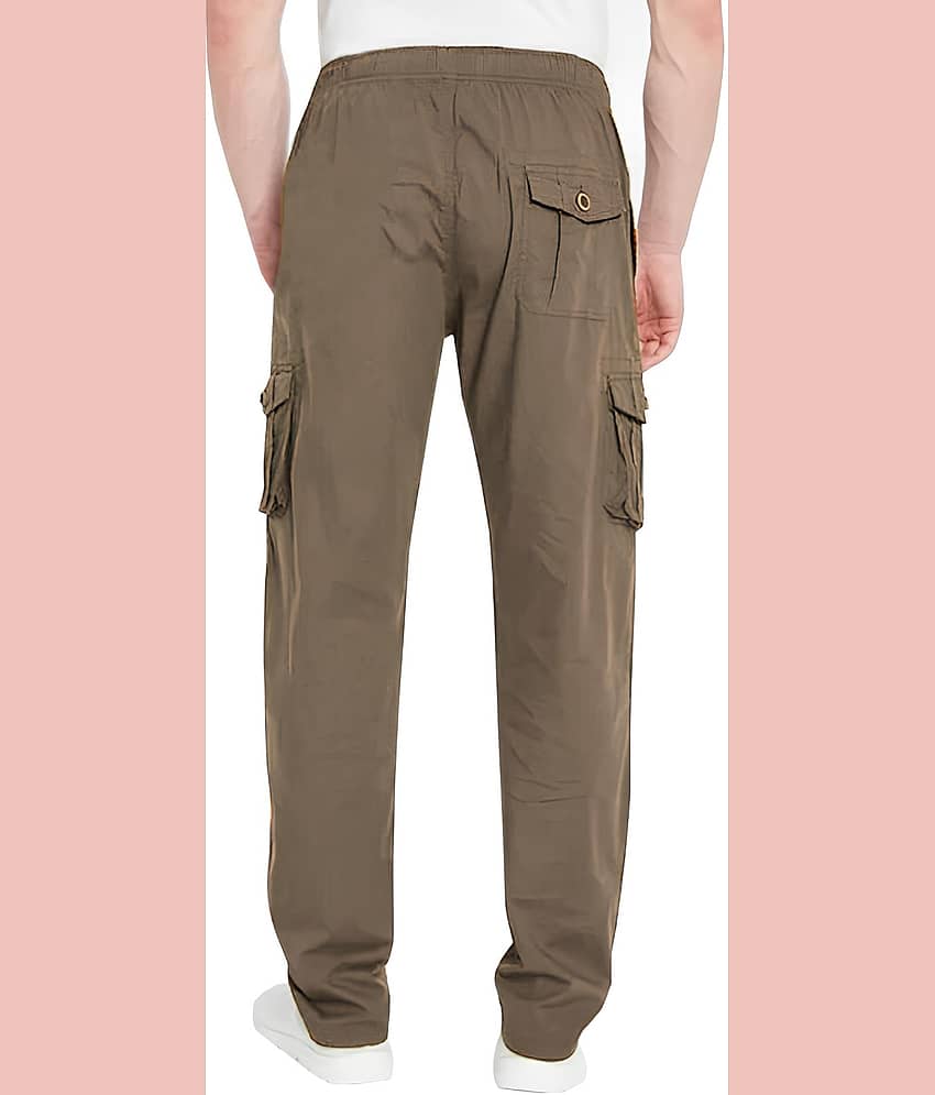 Reoutlook Regular Flat Men's Cargos - Grey ( Pack of 1 ) view 2