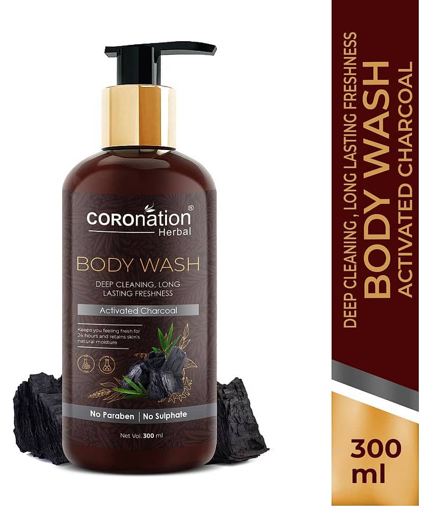 coronation herbal Activated Charcoal Body Wash 300 mL