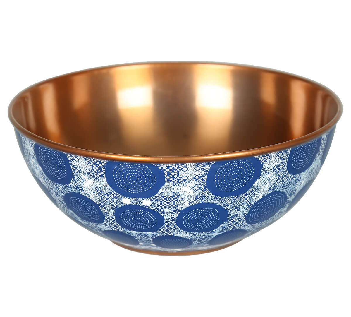 India Circus Beryl Indigo Copper Bowl view 2