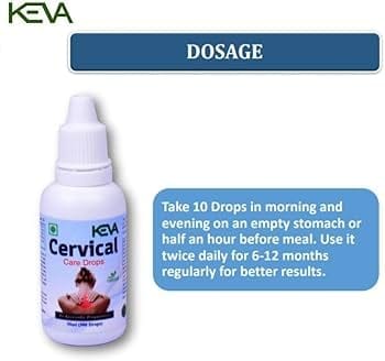Keva Cervical Care Drops in 30 ml - Suitable for Back Pain, Muscle Pain, Joint Pain view 2