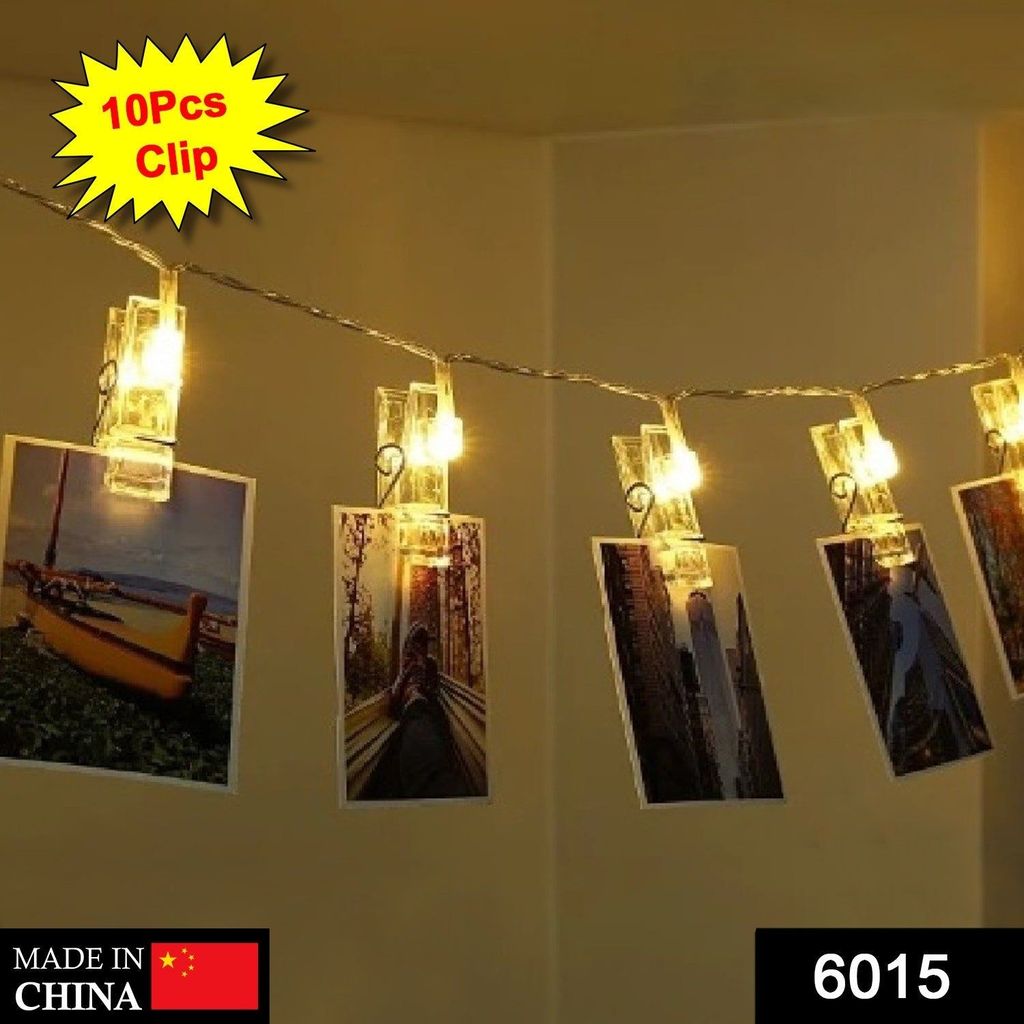 Fairy Warm White Clip Lights for Photos (10 Pcs Clip) view 2