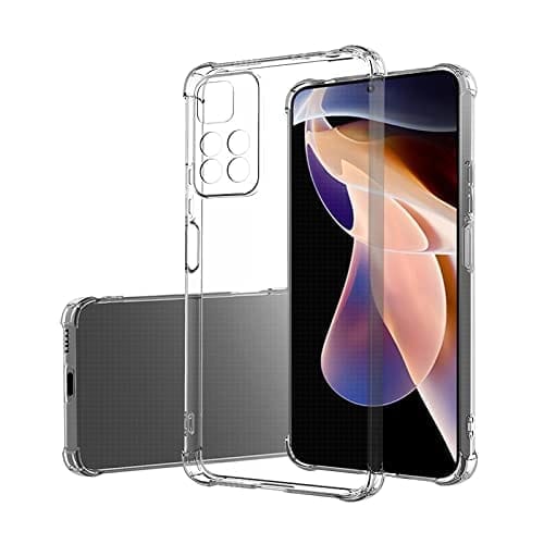 Faircost for Xiaomi Mi 11i 5G / Mi 11T Pro Back Cover Shockproof (Silicon| Transparent) view 2