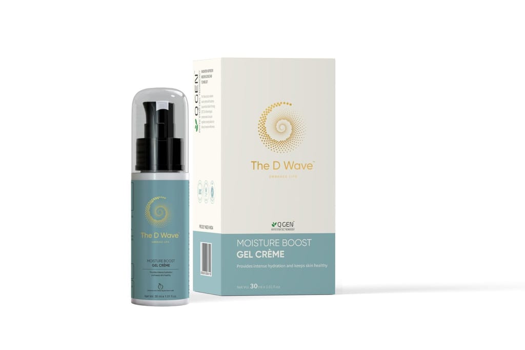 The D Wave Moisture Boost Gel CremeFor Men & Women -30ML | Formulated To Provide Weightless Hydration And Moisture To Your Skin | Suitable For Normal To Dry Skin