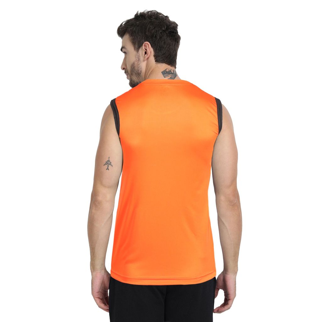 FTX Men Colorblock Round Neck Sleeveless Tshirt view 2
