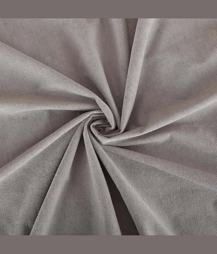GURU SALES - Cotton Terry Water Proof Double King Size Mattress Protector - 198 cm (78") x 183 cm (72") - Grey view 2