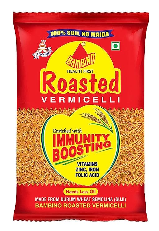 Bambino Vegetarian Vermicelli | Roasted Sewaiyan | 900 gm each | Pack of 2 | 1800 gm Pack view 2