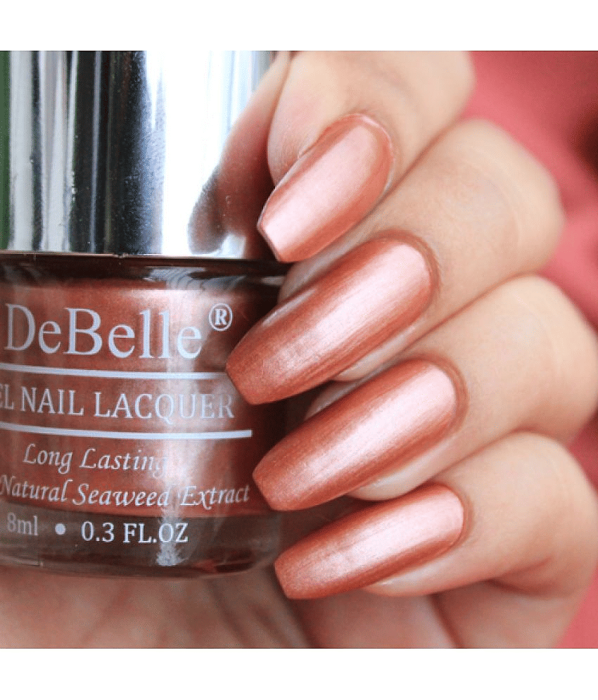 DeBelle Gold Glossy Nail Polish 8 ( Pack of 1 ) view 2