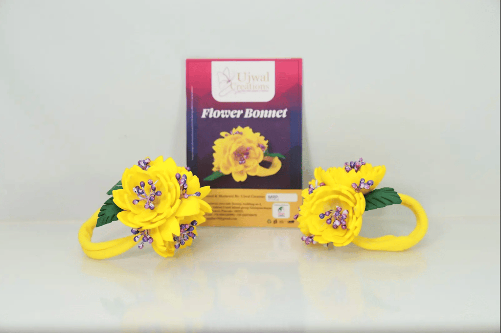 Flower Bonnet 1 Piece Each view 2