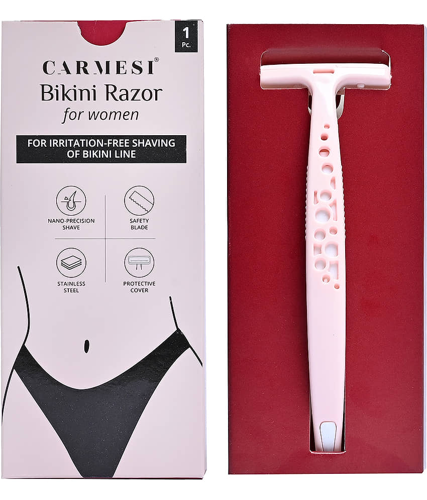 Carmesi Bikini Razor for Women, For Irritation-Free Shaving of Bikini Line, Pack of 2 view 2