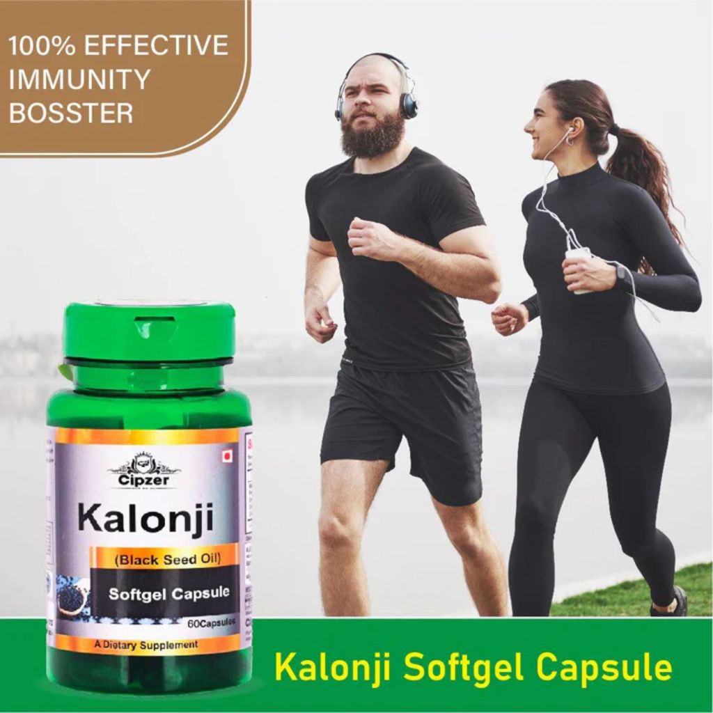 Cipzer Kalonji Oil Soft Gel (30 Capsules): Concentrated Black Seed Power for Immunity & Vitality view 2