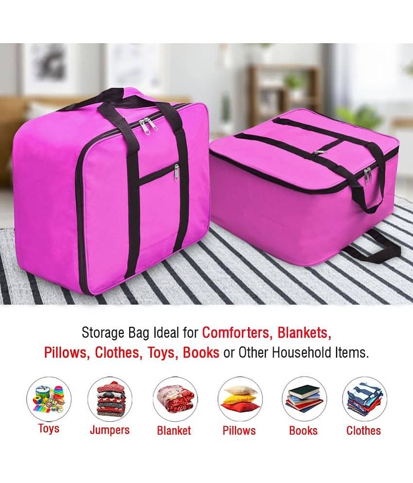 SH NASIMA - Home Storage Cloth Bags, Cloth Organiser for Underbed, Almirah ( Pack of 1 ) view 2