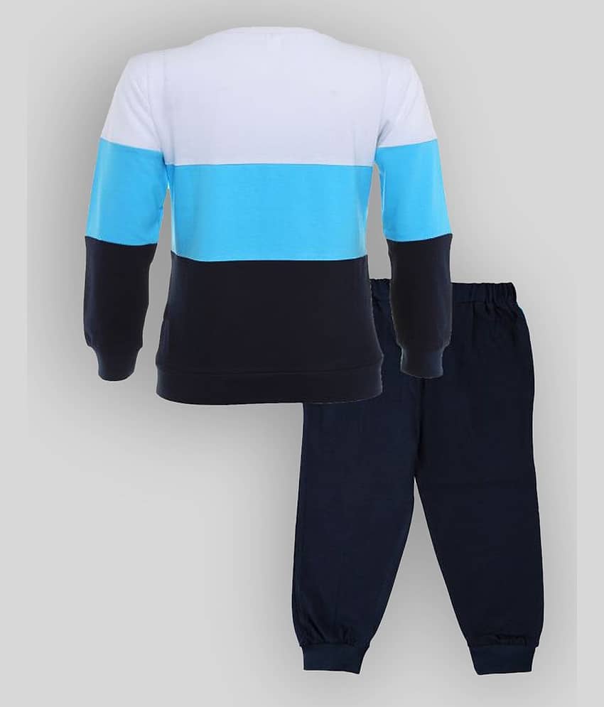 CATCUB Pack of 1 Baby Boys 100% Cotton Shirt & Trouser ( Blue ) view 2