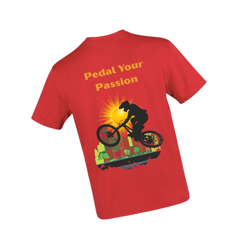 Trishoolin Sports Theme T-Shirt | Design 10390MB | Cotton Regular Fit | Crew Neck / Round Neck Half Sleeve | Pack of 1 view 2