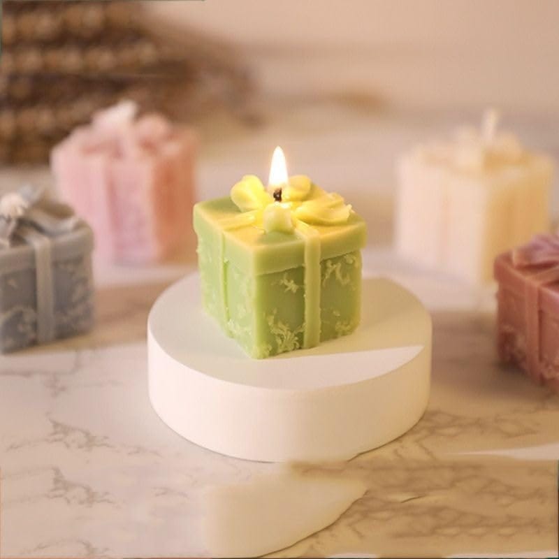 SS Enterprise Organic Soy Wax Gift Shape Candle for Home Decor | Scented Aromatic Fragrance Candles | Smoke-Free Pillar Candles view 2