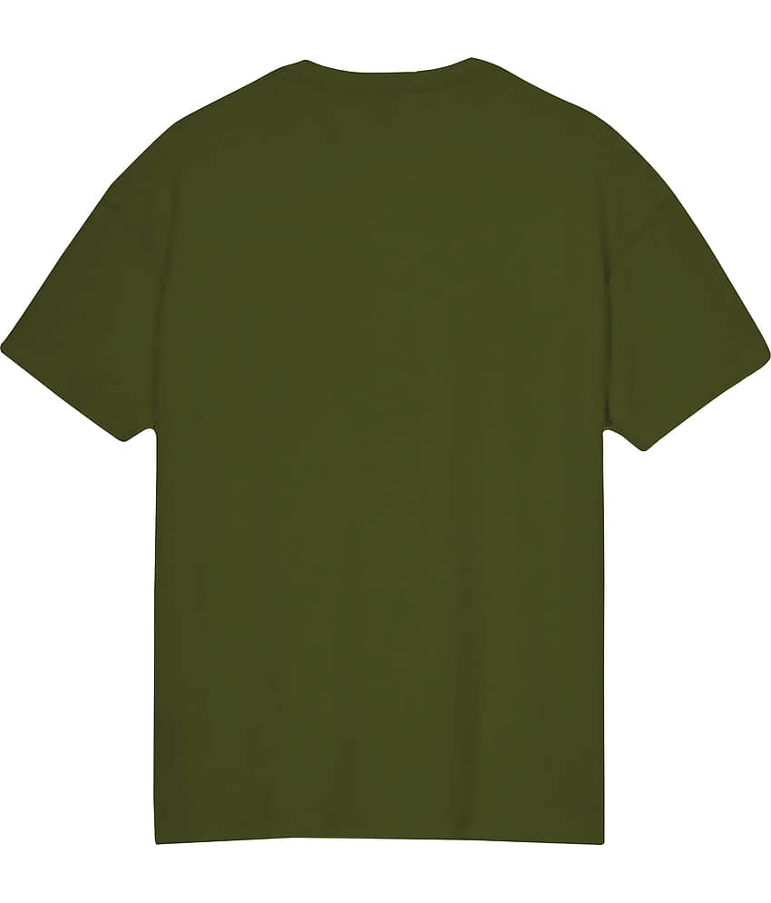 fashion and youth Pack of 1 Cotton Blend Relaxed Fit Men's T-Shirt ( Black ) view 2