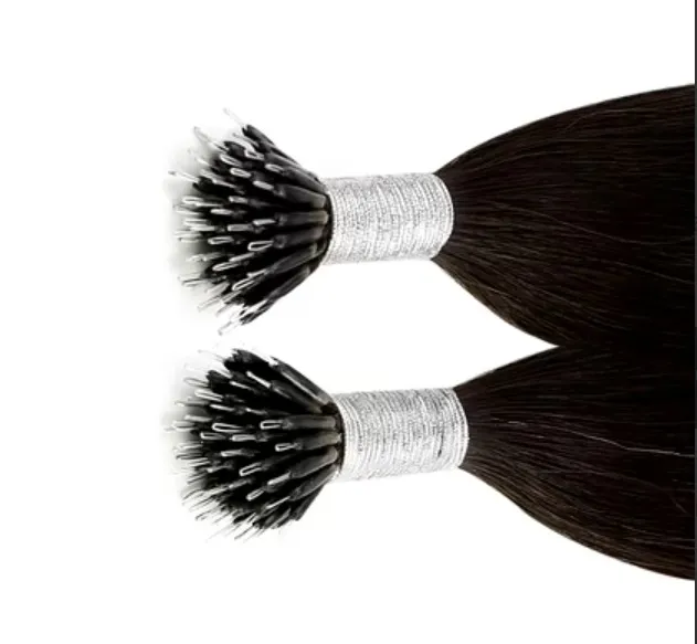 Nano-tips hair extension Size- 14 Inch view 2