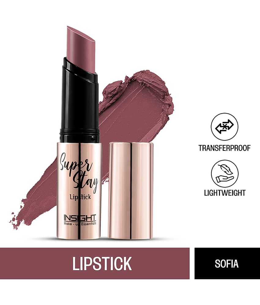Insight Brown Matte Lipstick Everyday Nude, Lightweight Comfort, 50gm