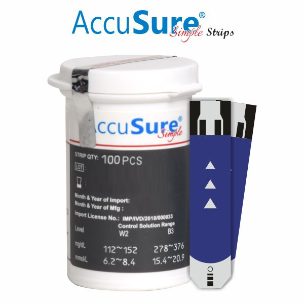 ACCUSURE Td-4183 100 Test Strips view 2