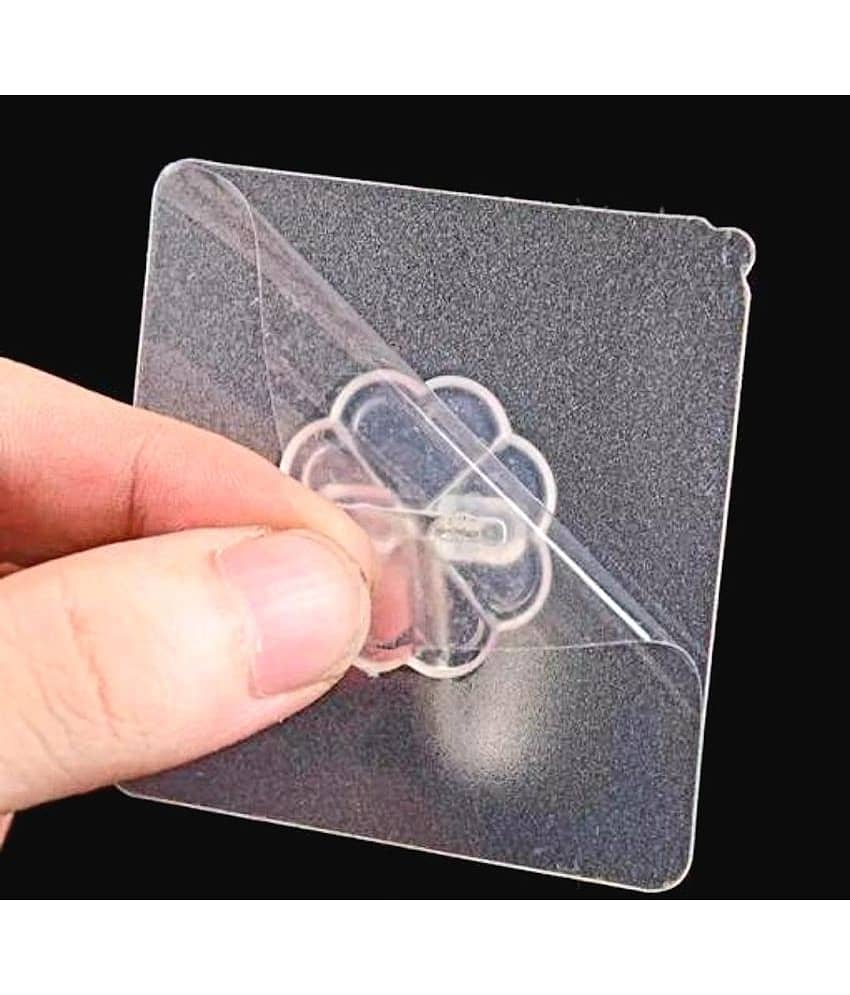 Wall Hooks & Wall Hangers Tex Hooks Pack of 10 for Wall Heavy Duty, Self Adhesive Hook, Wall hangings, Kitchen Accessories Items, Clothes Hanging, Sticky Photo Frame Hangers, Strong view 2